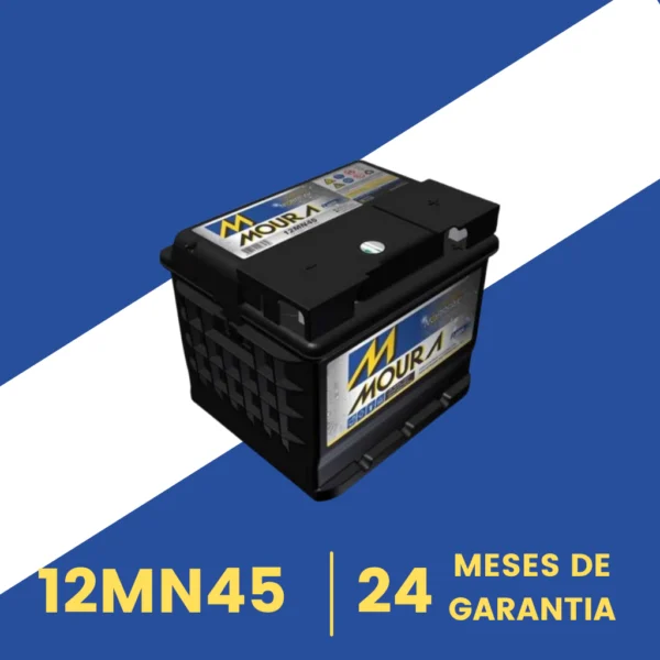 Moura Clean 12MN45 - 45Ah | 24 Meses de Garantia