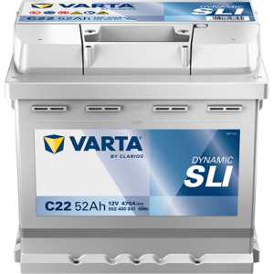 Varta 52Ah | Livre de Manutenção | 24 Meses de Garantia | Caixa Alta